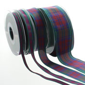 Ribbon, Woven Polyester, 7mm, Lindsay Tartan